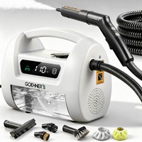 Pembersih Uap Portabel 1800W Uap Kering 230F Pembersihan Sewa Liburan Tangki 1600ML Waktu Kerja 30 Menit Pembersih Portabel