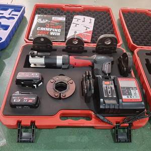 Clé à sertir <span class=keywords><strong>de</strong></span> tuyau électrique HZT-50 VUS1/2-VUS1-1/4 outil <span class=keywords><strong>de</strong></span> sertissage <span class=keywords><strong>de</strong></span> tuyau <span class=keywords><strong>hydraulique</strong></span> sans fil <span class=keywords><strong>de</strong></span> batterie Portable - Product Image 1