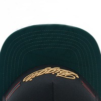 Casquette à visière plate 5 panneaux en PVC brodé, nouveau style, ajustable, pour hommes, femmes et adultes, avec lettres alphanumériques, vente en gros