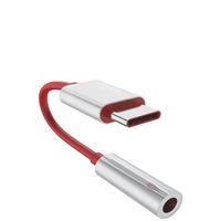 Pour OnePlus 6 6T 7 Câble adaptateur One Plus Type c vers câble convertisseur Audio AUX 3.5mm