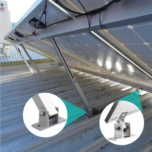 Supports de panneaux solaires à angle réglable, installation facile, haute qualité, jambes avant et arrière inclinables, support de montage de panneaux solaires photovoltaïques - Product Image 5