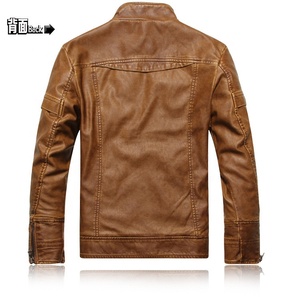 <span class=keywords><strong>Chaqueta</strong></span> clásica <span class=keywords><strong>de</strong></span> piel para <span class=keywords><strong>hombre</strong></span> al por mayor <span class=keywords><strong>de</strong></span> talla grande para <span class=keywords><strong>motocicleta</strong></span> con material <span class=keywords><strong>de</strong></span> buena calidad - Product Image 4