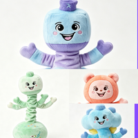 Jouets musicaux amusants Kedi, jouet en peluche dansant, tournesol avec pot de fleurs, cactus