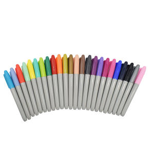 Marqueur textile en plastique, logo personnalisé, non toxique, ensemble de stylos textiles colorés pour t-shirt, chaussures, sac en tissu - Product Image 3