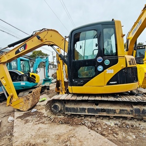 รถขุดขนาดเล็กคุณภาพสูงสำหรับงานในประเทศ รถขุดตีนตะขาบมือสอง รุ่น Cat 308 ขาย - Product Image 2