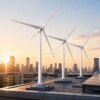 Éolienne horizontale avec apprêt riche en zinc époxy et traitement anticorrosion en polyuréthane