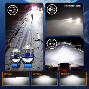 Gicoo 160W Low Beam High Beam Bi <b>Led</b> <b>Projector</b> Lens 6000k 3 Inch Laser Beam 3.0 Bi-<b>led</b> <b>Projector</b> Lens with Laser - Product Image 4