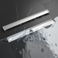 Résistance à la corrosion 316 Insert de carrelage en acier inoxydable Drain de sol de douche avec revêtement de qualité supérieure