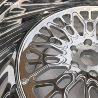Jantes forgées concaves polies FANXI 20 22 24 26 pouces 6 8 10 trous avec enjoliveurs flottants 8x170 pour Ford F150 F250 Chevrolet Silverado 2500HD