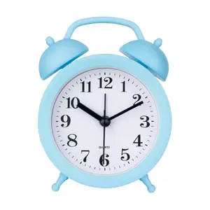 Eenvoudig Kleurrijk Kinder Cartoon Alarm Student Wekker Wekker Horloge