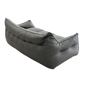 Housse de <span class=keywords><strong>canapé</strong></span> paresseux sectionnelle 2 places en cuir imperméable <span class=keywords><strong>Pouf</strong></span> Sac <span class=keywords><strong>Pouf</strong></span> Case Couch Beanbag Giant Bean Bag - Product Image 6