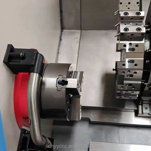 Shandong Dehai TCK65 cama inclinada de mandril de alta precisión con mecanizado CNC accesorios de torneado máquina de torno para Metal - Product Image 5