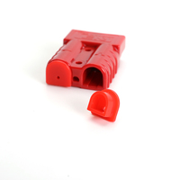Connecteur de batterie, connecteur d'accessoire, faisceau de câbles de connecteur 50A 120A 175A 350A avec capuchon de fixation rouge noir à 2 broches