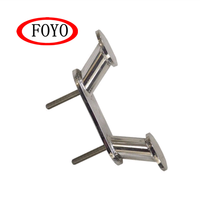 Lmetfoyo — boulon d'amarrage Double cornes en acier inoxydable, station d'accueil pour bateau, en acier inoxydable