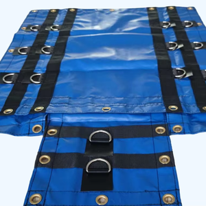 Bâches robustes pour camions de bois-24 'x 27' (8 'Drop) Noir 14 <span class=keywords><strong>oz</strong></span> - Product Image 1