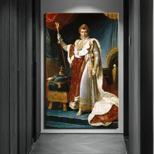 Chân Dung Cổ Điển bức tranh vải in trên vải nghệ thuật in Châu Âu Tòa Án tường Hình ảnh cho phòng khách tường trang trí nội thất