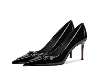 Nouvelle Arrivée Chaussures Femme Personnalisées par le Fabricant – Escarpins Polyvalents Professionnels à Talon Aiguille Bas Couleur <span class=keywords><strong>Lait</strong></span> Thé à Bout Pointu - Product Image 3