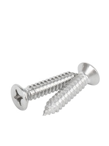 Vis autotaraudeuses à tête fraisée cruciforme en laiton plaqué, métriques/pouces, fixations personnalisables de qualité supérieure - Product Image 3