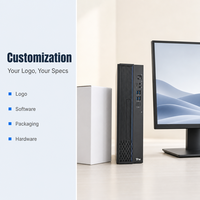 Zhaoxin KX U6780A 8 Core 2.7GHz Sistem Desktop Rendah Kebisingan 16GB RAM 512GB NVME SSD 8L Casing Kompak Bersama Layar Tampilan