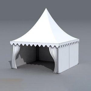 Wholesale OCPO Kitchen Big Outdoor Pagoda <b>Tent</b> <b>Canopy</b> Glass Wall Aluminium Frame Wind Resistant 10 Level Transparent PVC - Product Image 1