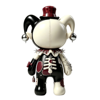 Figurine de collection OEM personnalisée de poupée clown gothique en ABS, boîte mystère avec emballage personnalisé, service de personnalisation direct usine en Chine