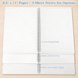 Cuaderno encuadernado en espiral A5 de diseño personalizado, material escolar, papelería con cubierta de papel de estilo de oficina - Product Image 2