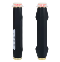Máquina de Tratamiento Facial y Corporal Ultrasónico Exfoliante con Punta Nano de Burbujas de CO2, de Escritorio, con Enchufe del Reino Unido y Kit de Cápsulas de CO2