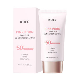 KOEC ピンクPDRNトーンアップサンスクリーンセラム SPF50+、センテラホワイトトリュフ広域スペクトルUVA UVBプロテクション - Product Image 6