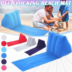 Chill Wedge Silla de playa inflable Festival Camping Tumbona Almohada Asiento Cojín