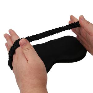 수면을위한 속눈썹이있는 호텔 눈가리개 여행 수면 아이 마스크 - Product Image 1