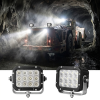 Luz de Trabajo LED Ultra Brillante de 5.5 Pulgadas, 9-32V DC, Osram LED 304, Soporte SS, Compatible con EH6000 EH1000 Komatsu Mining
