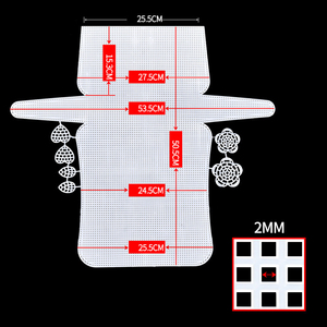 Círculos <span class=keywords><strong>de</strong></span> Malla Plástica para Manualidades, Base para Tejer Alfombras, Placa <span class=keywords><strong>de</strong></span> Plástico Rígido para Crochet y Hilos - Product Image 3