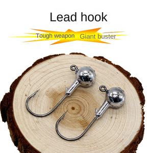 Hangxiang anzuelo de halcón de plomo desnudo anzuelo de cebo de pesca de acero al carbono puntiagudo anzuelo afilado con accesorios suaves al por mayor a granel por Luya - Product Image 2