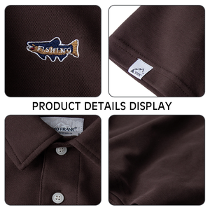 Polo para Hombre, Estilo Urbano, Hombros Caídos, Color Sólido, 100% Algodón, Se Acepta Personalización con Gráficos - Product Image 2
