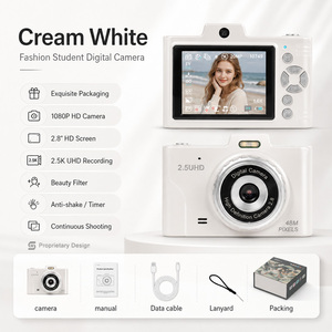 Caméra numérique multifonction 128 Go avec zoom intégré 16x, écran 2,8 pouces, détection de mouvement, enregistreur vidéo portable <span class=keywords><strong>pour</strong></span> YouTube et Vlogging - Product Image 6