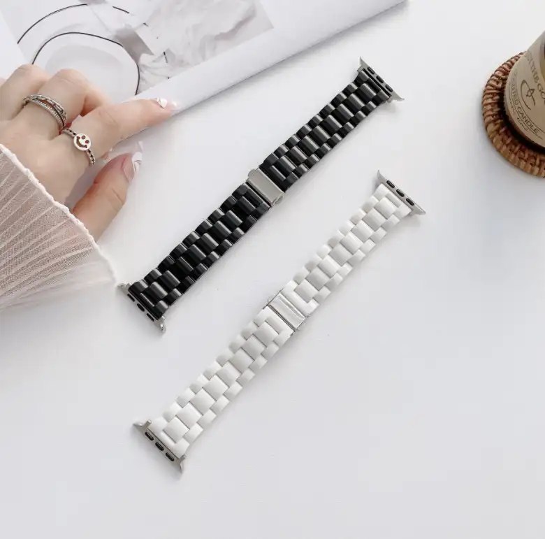 Per cinturino in plastica ceramica 7 cinturini Apple watch series