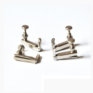 Accesorios para instrumentos musicales de alta calidad, venta al por mayor, serie plateada, afinación fina plateada, <span class=keywords><strong>afinador</strong></span> fino de violín - Product Image 5