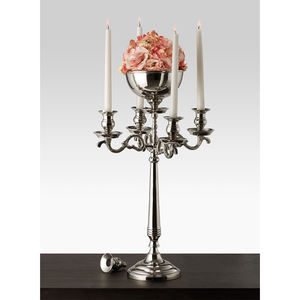 5 Arms Candle Holder Aluminium <b>Candelabra</b> for Wedding Floor Centerpieces Decor - Product Image 1