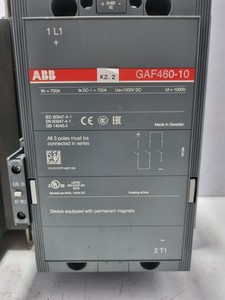 Plc Contacteur Gaf460-10 <strong>Bobine</strong> Cal18-11 Ith=700a Ue=1000v Ui=1000v for Warranty Product - Product Image 2