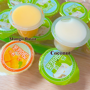 Snacks en gros 450g Gelée de mangue et de noix de <span class=keywords><strong>coco</strong></span> Halal Gelée de fruits Boisson Mini-gobelet de gelée - Product Image 2