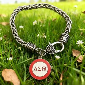 Unterstützung Custom Design Zeta Brustkrebs Awareness Lift Mitglied Hummer Black Lives Matter White <span class=keywords><strong>Shield</strong></span> Royal Since Bracelet - Product Image 2