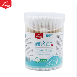Venta directa de fábrica de hisopos de algodón de doble punta para bebés y niños, cucharas para oídos, cuidado y limpieza multifuncional - Product Image 3