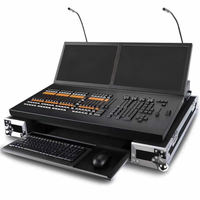 Console MA2 pour spectacle d'éclairage de grande envergure, noire, avec connexion DMX