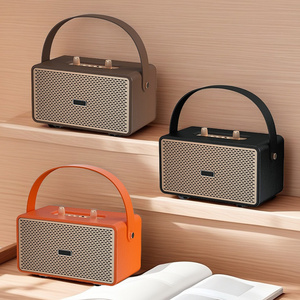 便携式木制BT扬声器3英寸低音驱动器TWS立体声音箱无线音频喇叭扬声器系统，带派对手柄 - Product Image 6