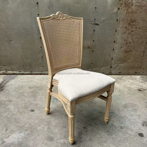 Classic Vintage Design Wholesale Price Outdoor Furniture Plastic High Quality Rattan Back Hotel Banquet Wedding Louis <b>Chair</b> - Product Image 5