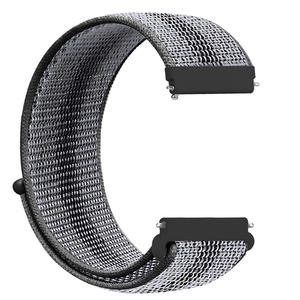 Bracelet de montre sport en nylon tressé pour <span class=keywords><strong>Samsung</strong></span> Galaxy Watch <span class=keywords><strong>4</strong></span> <span class=keywords><strong>Gear</strong></span> S3 20mm 22mm, bracelet en tissu - Product Image 4