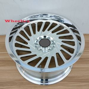 ปลอมแปลง 20-30 นิ้ว<span class=keywords><strong>ล้อ</strong></span>อัลลอยด์ขัดบาร์เรลพร้อมขอบหน้าสีเงินสําหรับ F-150 Tundra RAM Silverado Wrangler<span class=keywords><strong>ขอบ</strong></span> Rubicon - Product Image 4