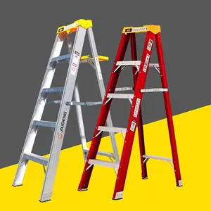 A Type / A Shape EN131 Certificated Double Side Aluminum Stair Ladder