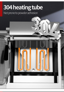 30Lデジタルディスプレイ業務用電気フライヤー110V/220V食品グレードステンレス鋼タイマーフライドポテトチキンファーストフード - Product Image 4