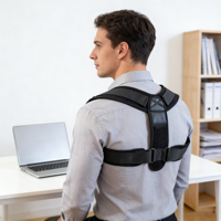 Ceinture de Correction Posturale Entièrement Réglable pour le Haut du Dos et la Colonne Vertébrale, pour Hommes et Femmes